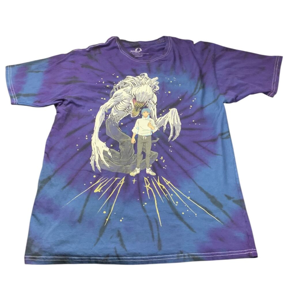Jujutsu Kaisen 0 Yuta Rika Tie Dye T Shirt Mens L Crunchyroll Anime Movie